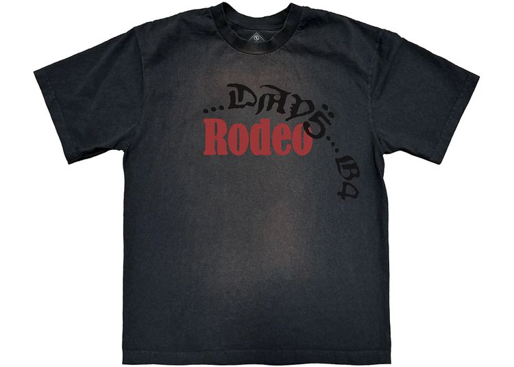 Travis Scott Cactus Jack by Travis Scott x Sp5der Days Before Rodeo Tee I - Black product image